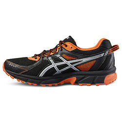 Asics Gel-Sonoma 2 Men's Trail Running Shoes, Black/Orange